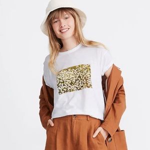 Madewell Daisy Graphic Cotton Tee